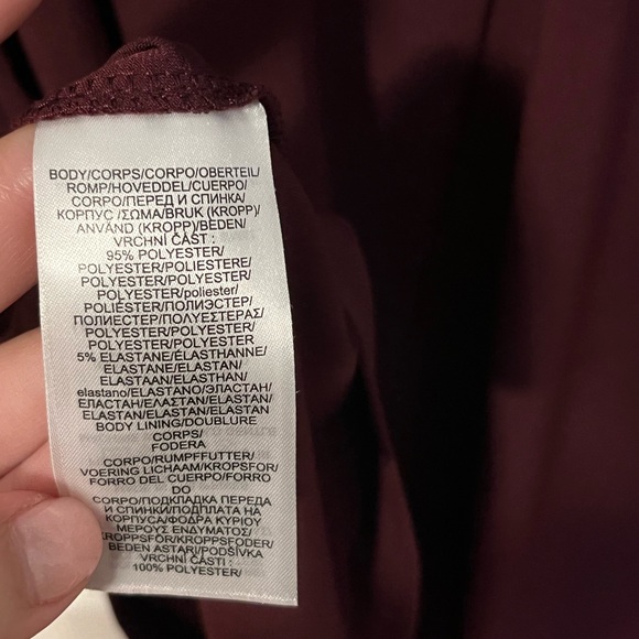 Chaps L V- Neck Mock Wrap Dress - Picture 4 of 5